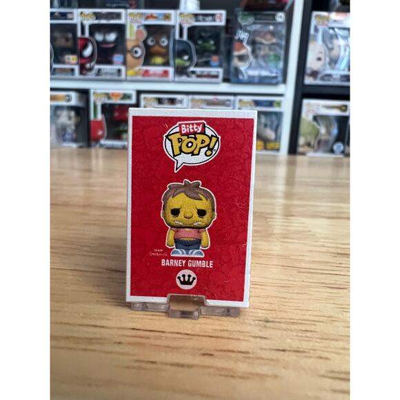 BITTY Barney Gumble Funko Pop Simpsons Animation TV Television Show Disney FOX - Picture 2 of 6